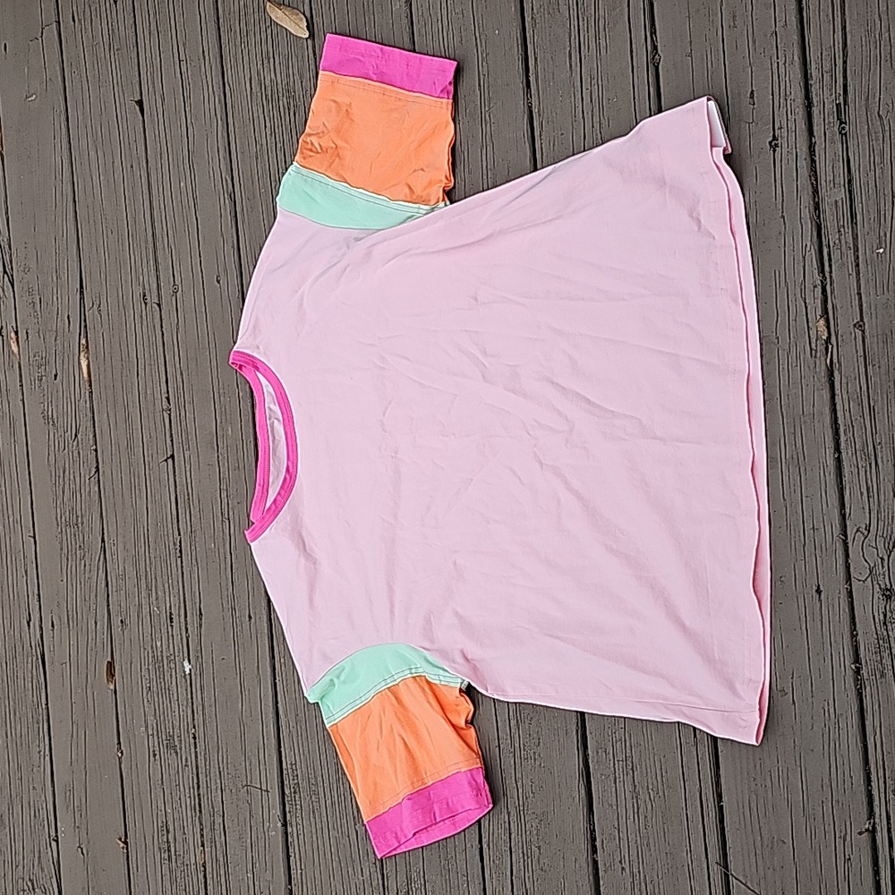 NWT Colorblock Round-neck Oversize Tee size 1X